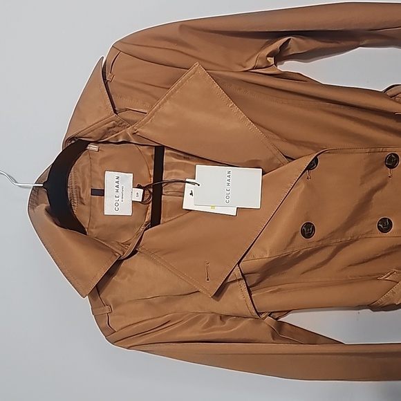 Cole Haan Belted Hooded in Terracota Small New - Picture 6 of 10